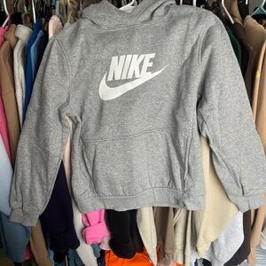 Nike Heather Gray Hoodie Size XL - for boys or girls